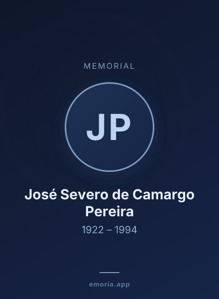 Memorial portrait of José Severo de Camargo Pereira