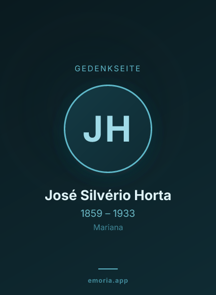 Gedenkportrait von José Silvério Horta