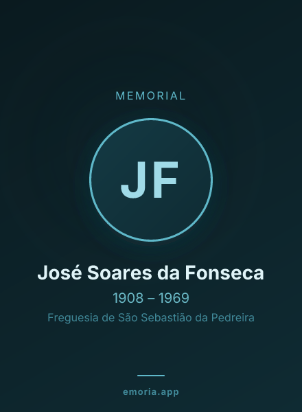 Memorial portrait of José Soares da Fonseca