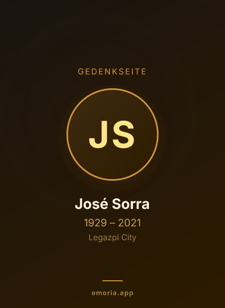 Gedenkportrait von José Sorra