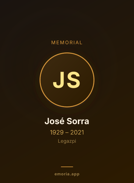 Memorial portrait of José Sorra