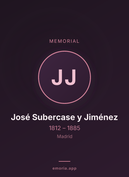 Memorial portrait of José Subercase y Jiménez