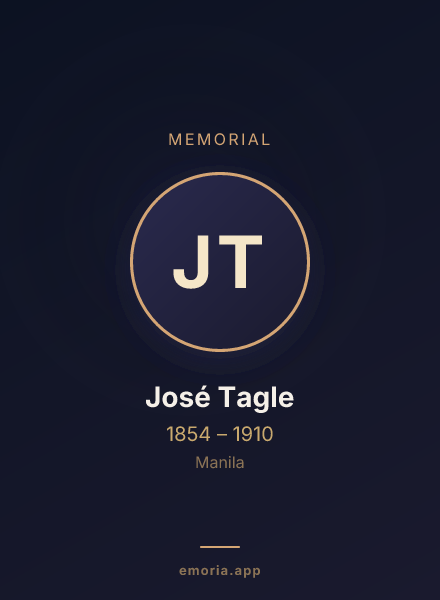 Memorial portrait of José Tagle