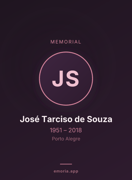 Memorial portrait of José Tarciso de Souza