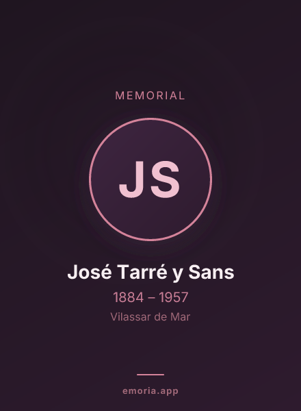 Memorial portrait of José Tarré y Sans