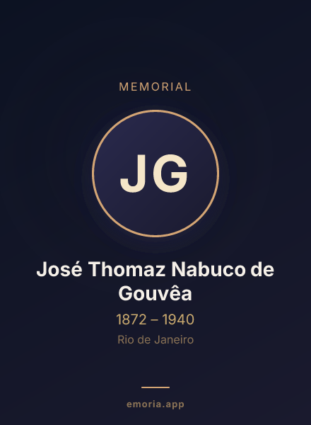 Memorial portrait of José Thomaz Nabuco de Gouvêa
