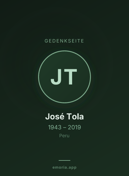 Gedenkportrait von José Tola