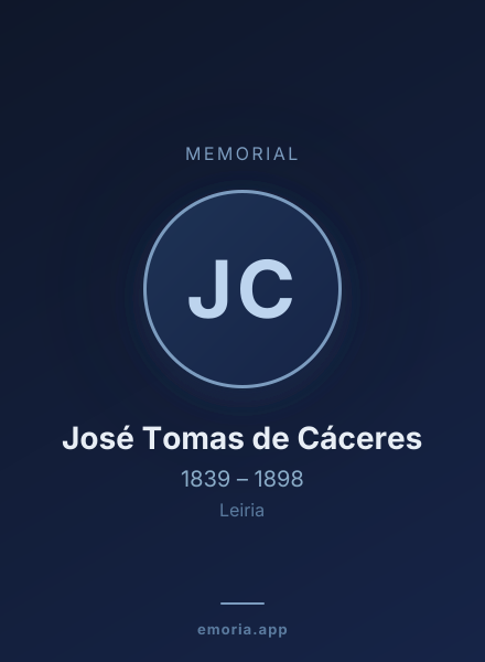 Memorial portrait of José Tomas de Cáceres