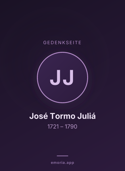 Gedenkportrait von José Tormo Juliá