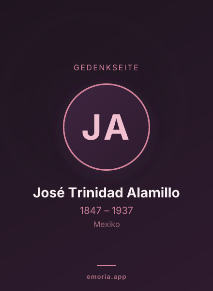 Gedenkportrait von José Trinidad Alamillo