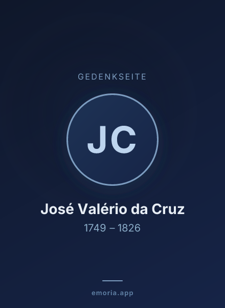 Gedenkportrait von José Valério da Cruz
