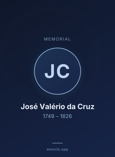 Memorial portrait of José Valério da Cruz