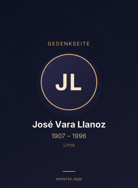 Gedenkportrait von José Vara Llanoz