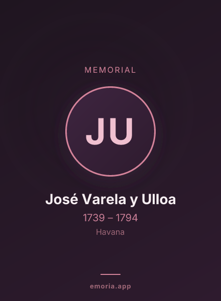 Memorial portrait of José Varela y Ulloa