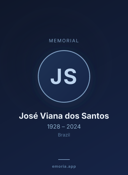 Memorial portrait of José Viana dos Santos