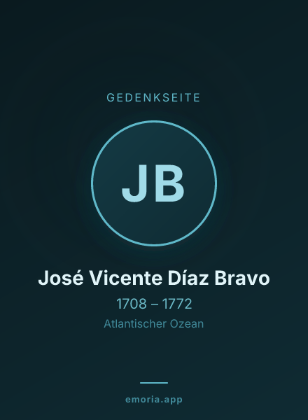 Gedenkportrait von José Vicente Díaz Bravo