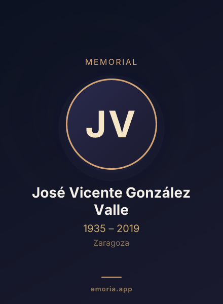 Memorial portrait of José Vicente González Valle