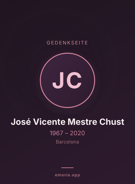 Gedenkportrait von José Vicente Mestre Chust