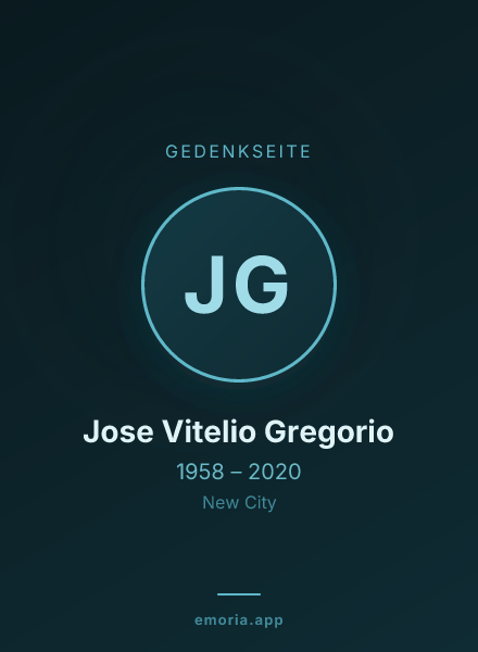 Gedenkportrait von Jose Vitelio Gregorio