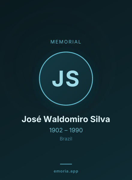 Memorial portrait of José Waldomiro Silva