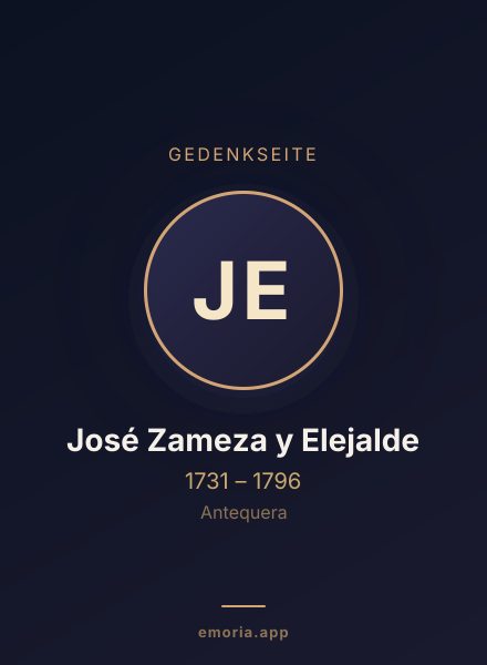 Gedenkportrait von José Zameza y Elejalde