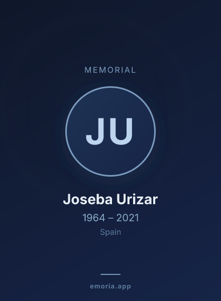 Memorial portrait of Joseba Urizar