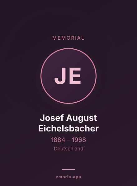 Memorial portrait of Josef August Eichelsbacher
