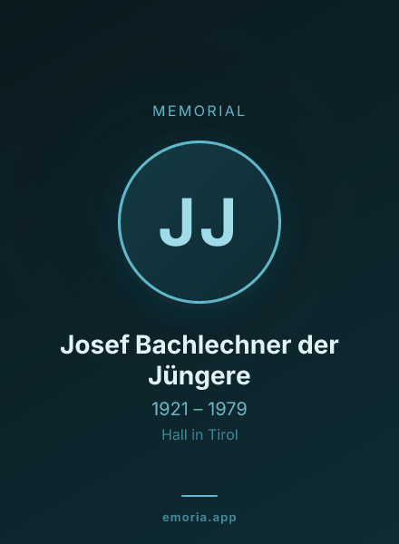 Memorial portrait of Josef Bachlechner der Jüngere