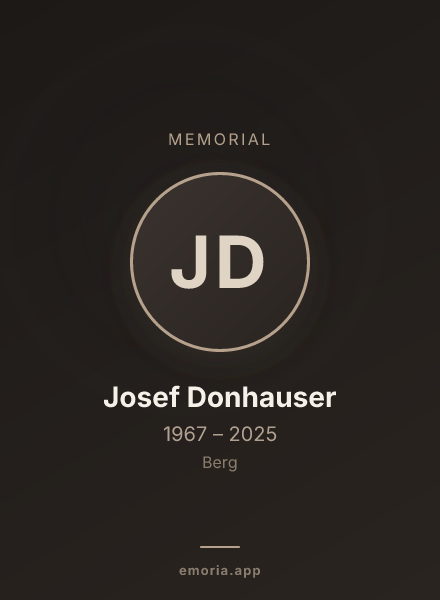Memorial portrait of Josef Donhauser