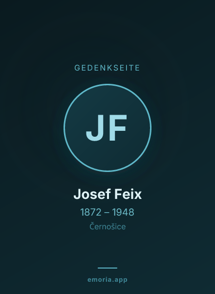 Gedenkportrait von Josef Feix