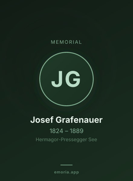 Memorial portrait of Josef Grafenauer