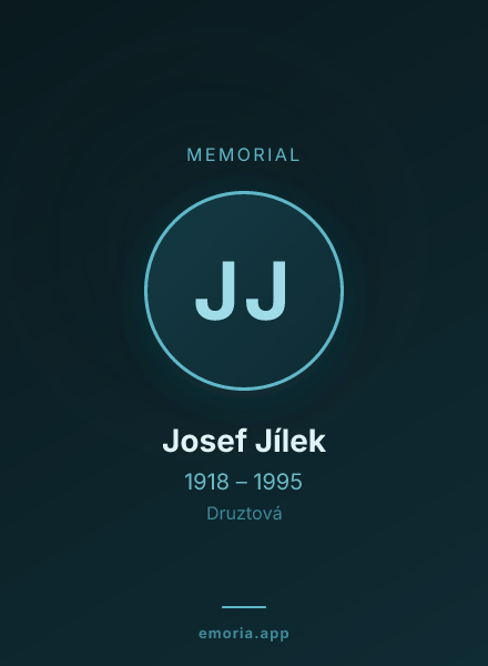 Memorial portrait of Josef Jílek