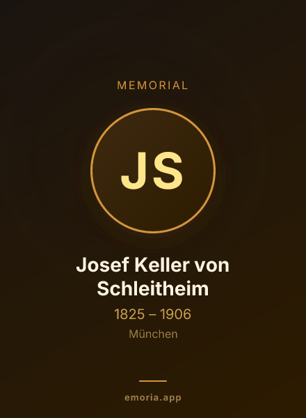 Memorial portrait of Josef Keller von Schleitheim