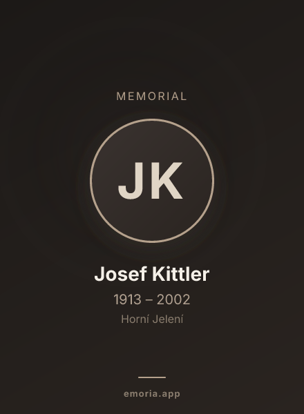 Memorial portrait of Josef Kittler