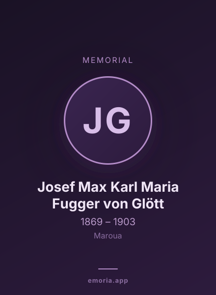 Memorial portrait of Josef Max Karl Maria Fugger von Glött