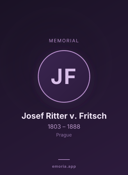 Memorial portrait of Josef Ritter v. Fritsch
