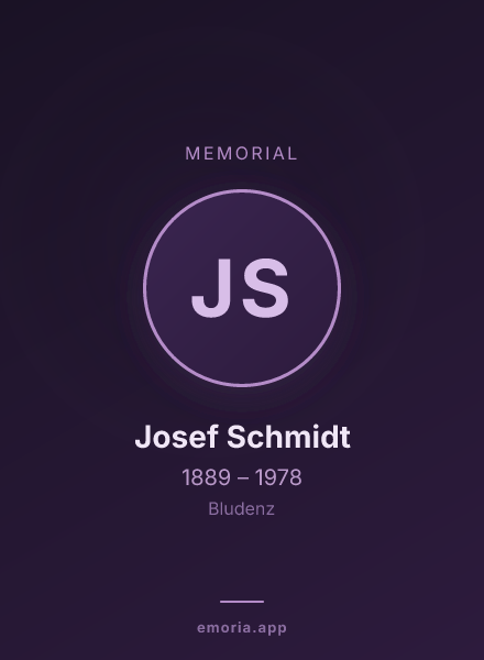 Memorial portrait of Josef Schmidt