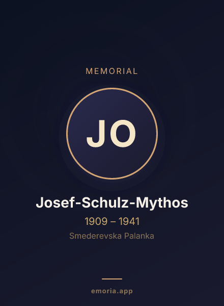 Memorial portrait of Josef-Schulz-Mythos