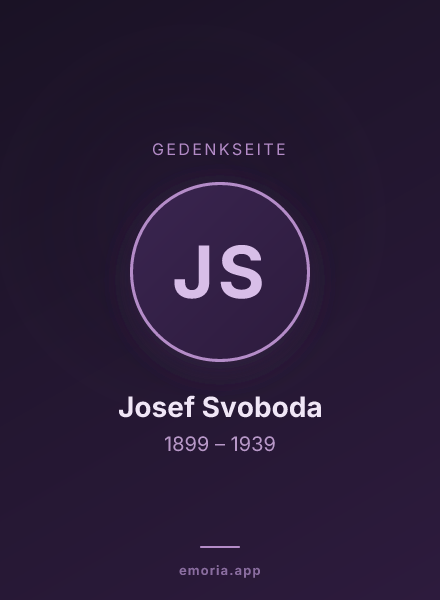 Gedenkportrait von Josef Svoboda