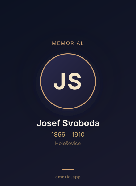 Memorial portrait of Josef Svoboda
