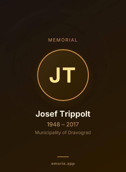 Memorial portrait of Josef Trippolt