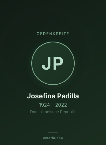 Gedenkportrait von Josefina Padilla