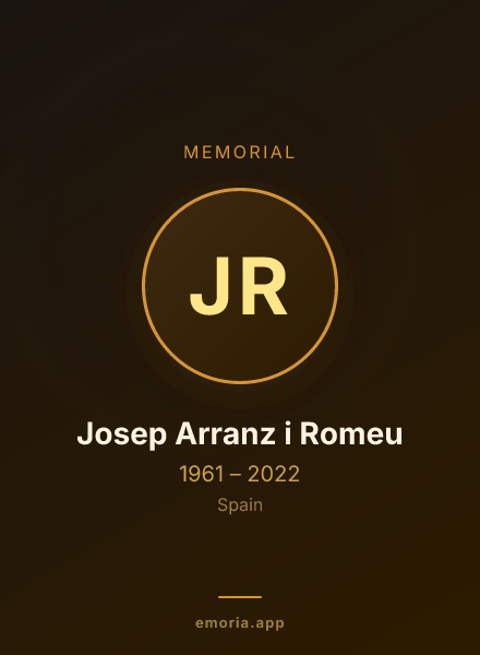 Memorial portrait of Josep Arranz i Romeu