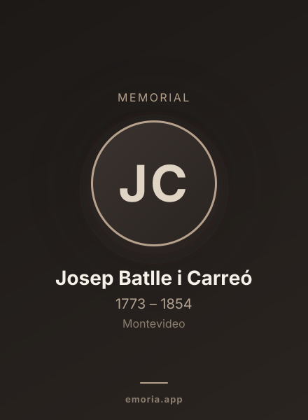 Memorial portrait of Josep Batlle i Carreó