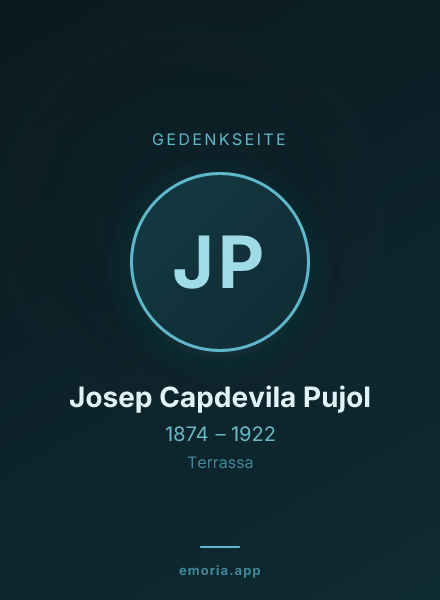 Gedenkportrait von Josep Capdevila Pujol