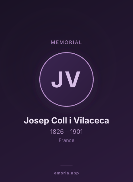Memorial portrait of Josep Coll i Vilaceca