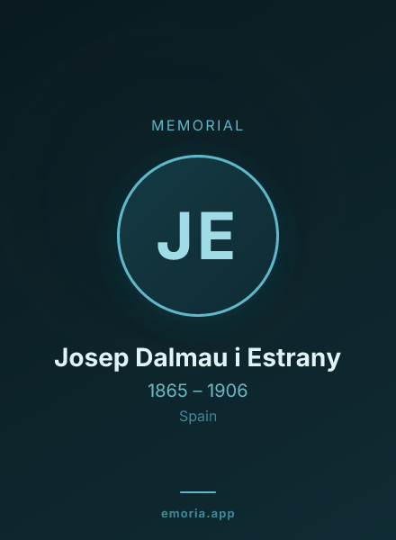 Memorial portrait of Josep Dalmau i Estrany