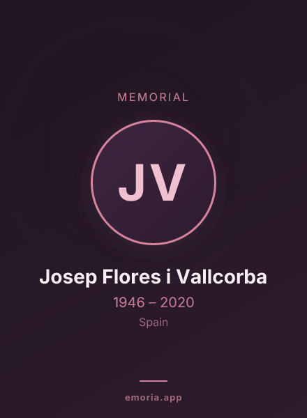 Memorial portrait of Josep Flores i Vallcorba