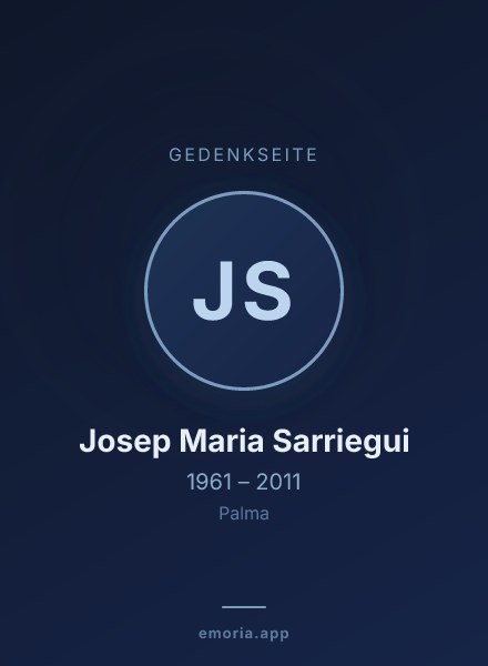Gedenkportrait von Josep Maria Sarriegui