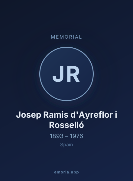 Memorial portrait of Josep Ramis d'Ayreflor i Rosselló